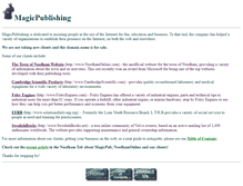 Tablet Screenshot of magicpub.com